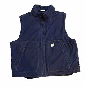 Carhartt FR canvas Vest Mens Medium blue Cat 3 Flame Resistant 103387 2xL